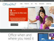 Tablet Screenshot of office24x7.com